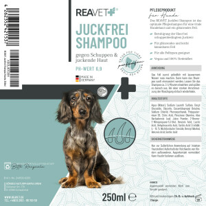 Juckfrei Shampoo – Sanfte Linderung bei Juckreiz für Hunde 250ml