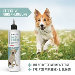 Ohrenreiniger – Sanfte Reinigung für Hunde, Katzen und Pferde 250ml