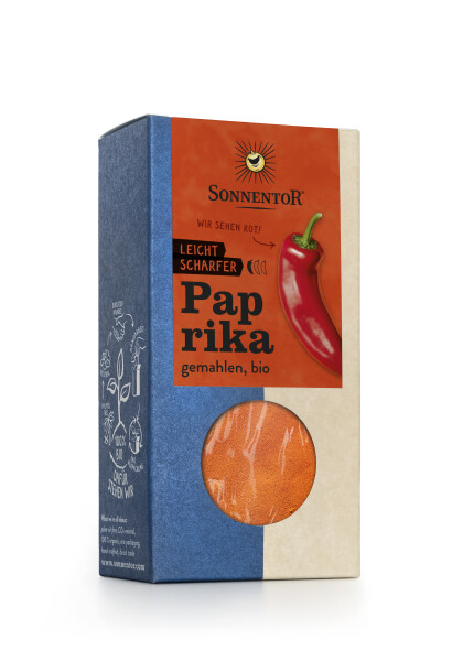 Paprika scharf gemahlen bio 50 g – Würziges Bio-Gewürz für pikante Speisen